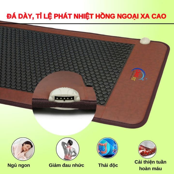 Thảm Đá Nhiệt Nóng Carefit Đá Tourmaline 80 x190 cm MP80 56