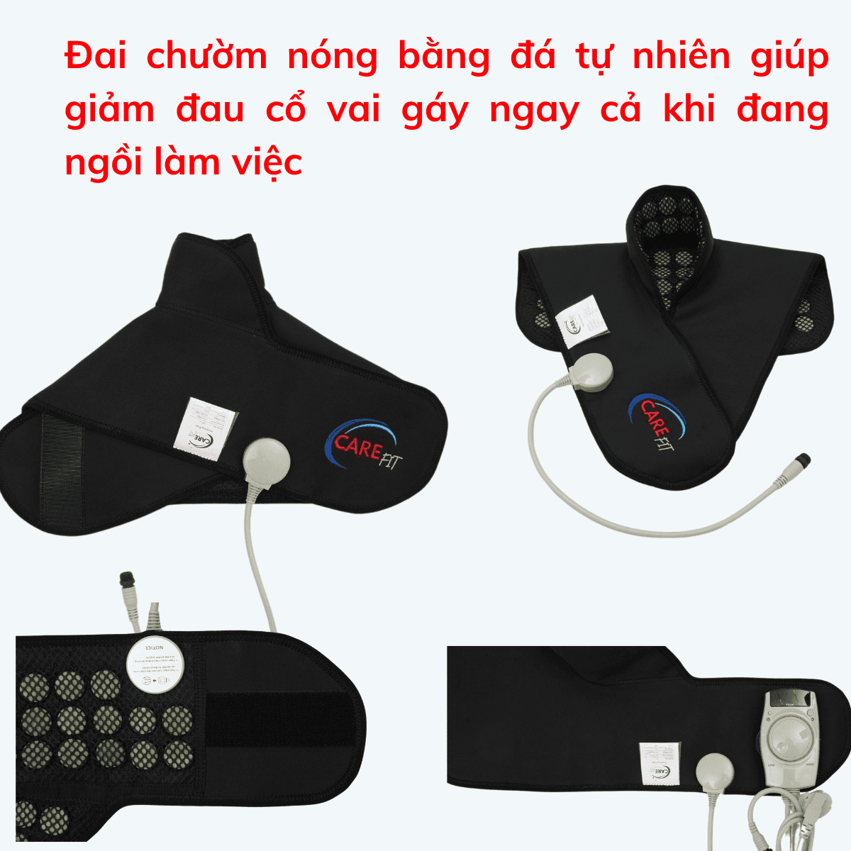 đệm đá chườm nóng trị đau mỏi cổ vai gáy tại nhà 1