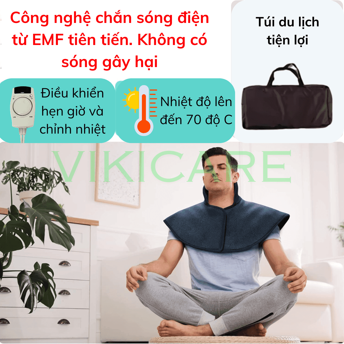đệm đá chườm nóng trị đau mỏi cổ vai gáy tại nhà 16