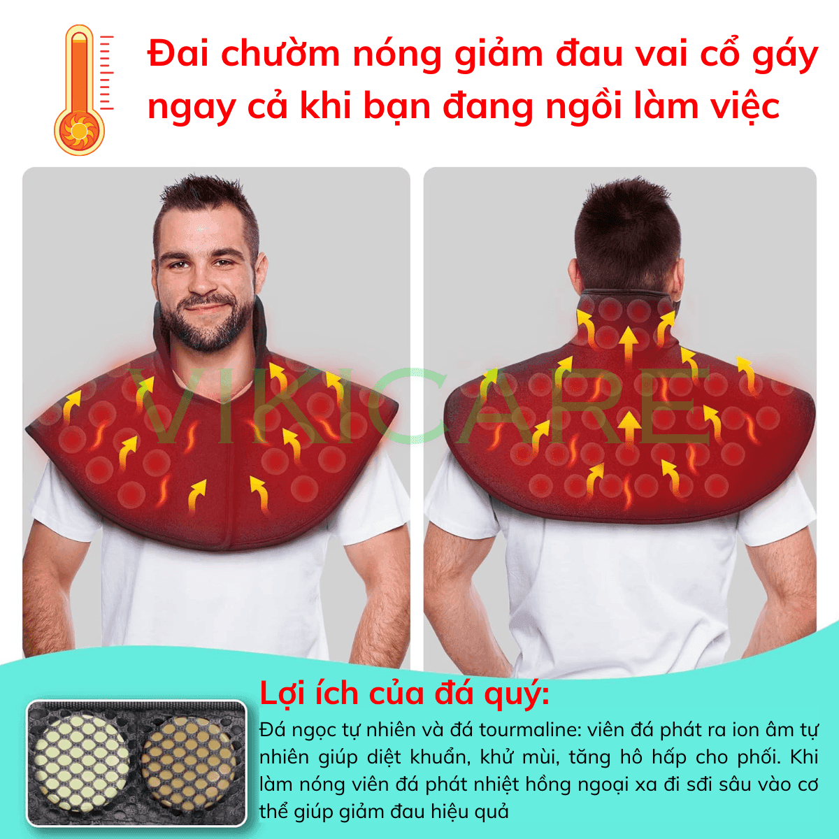 đệm đá chườm nóng trị đau mỏi cổ vai gáy tại nhà 14