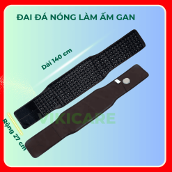 Đai đá nhiệt nóng giảm mỡ bụng, đau lưng happy Care+ dai da nong tourmaline da tron 34