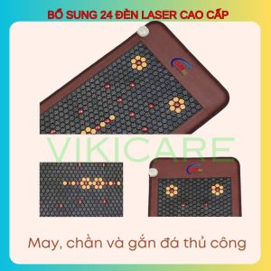 Thảm đá nóng Carefit Rt.60A 70 x 160 Đèn Photon Thảm đá nóng Tourmanium từ tính kết hợp lazer Carefit Rt.60A 70 x 160 14