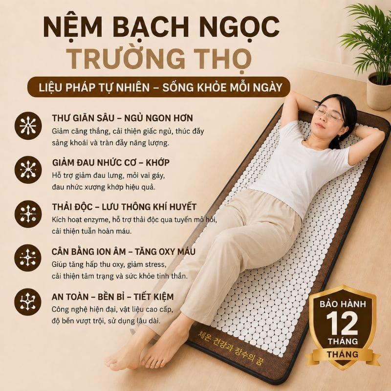 Thảm Nhiệt Đá Lục Giác Ja Mun Carefit CF EM80 80x190 1241