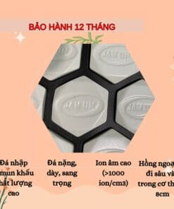 Thảm Đá Lục Giác Trắng Carefit CF EM80 Kích Thước 80x190 Kết Hợp Sóng Siêu Trường PEMF 12