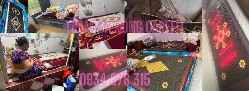 Vikicare Chuyên Gia Thân Nhiệt Chìa Khoá Trường Thọ Thảm đá nóng massage - đai đá nóng - giường masssage 1