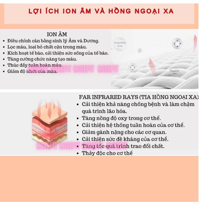 Gối đá nóng Carefit đá Jamun CF-P4 1 2