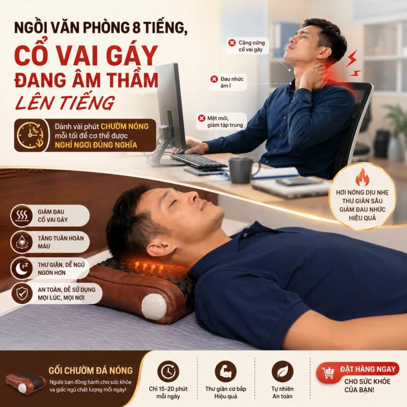 Gối Ngủ Cho Người Đau Cổ Vai Gáy Carefit HQ 3 25