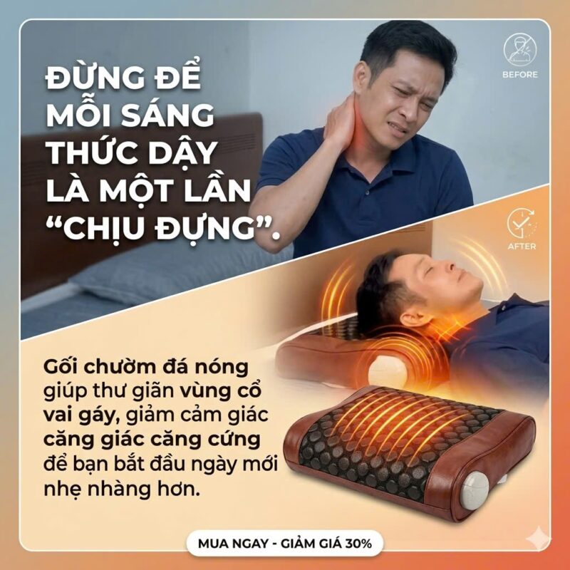 Gối Ngủ Cho Người Đau Cổ Vai Gáy Carefit HQ 3 254