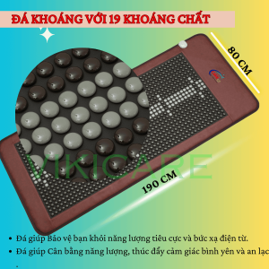 Nệm đá nóng Carefit CF-MN80 Đá Tròn Kích Thước 80 x 190 cm 12