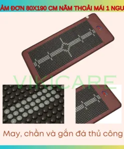 Nệm đá nóng Carefit CF-MN80 Đá Tròn Kích Thước 80 x 190 cm 13