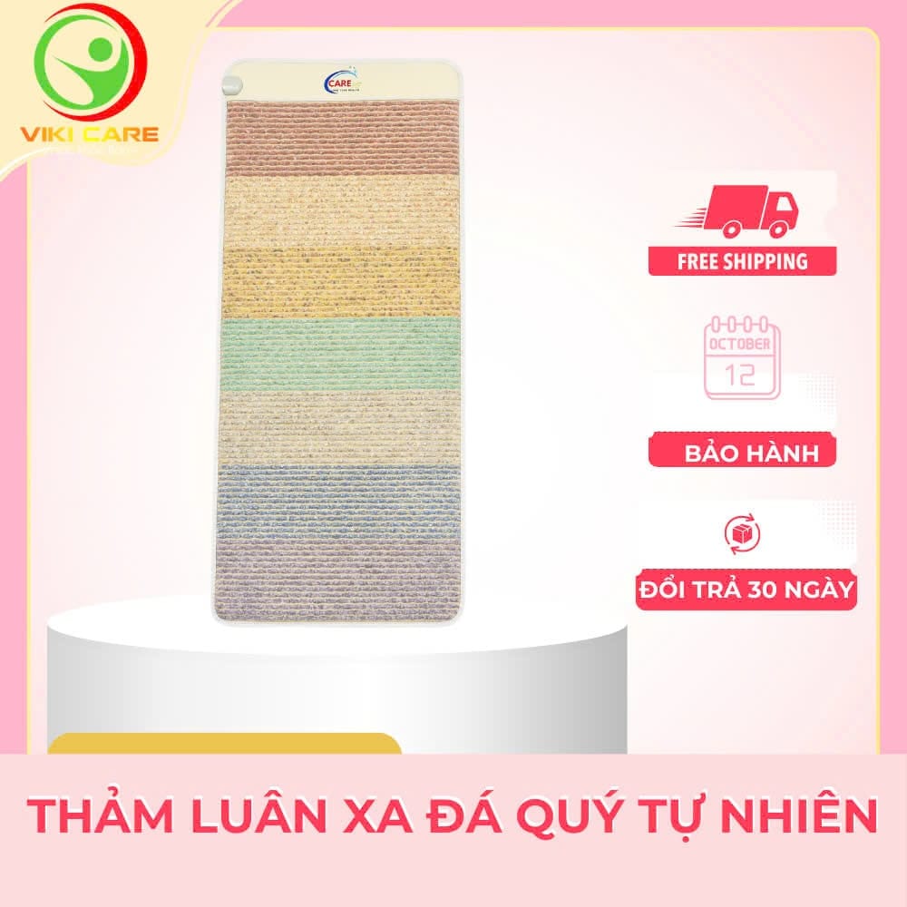 Thảm Đá Nóng Luân Xa 7 Màu Đá Quý CF-Chakra80M 1