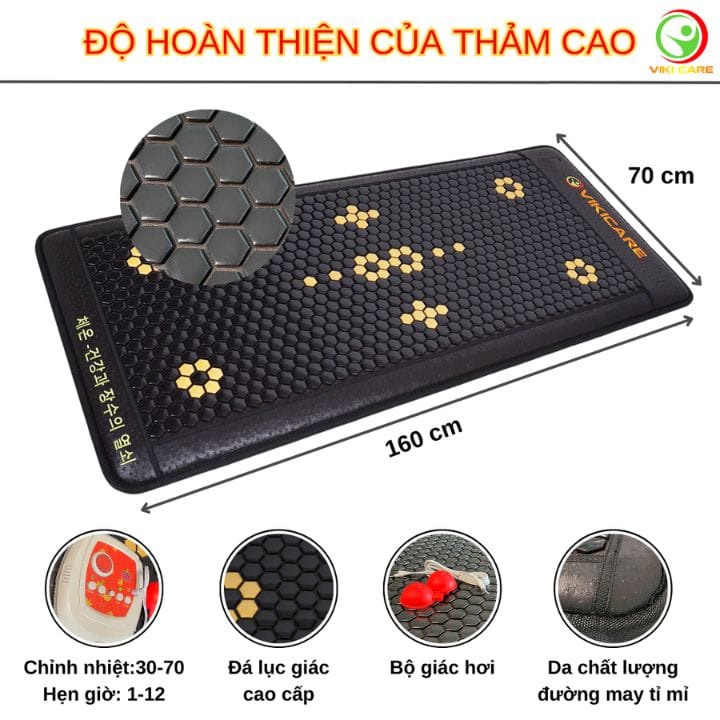 Nệm Đá Nóng Vikicare Vk-M70 12