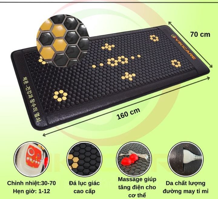 Nệm Đá Nóng Vikicare Vk-M70 13