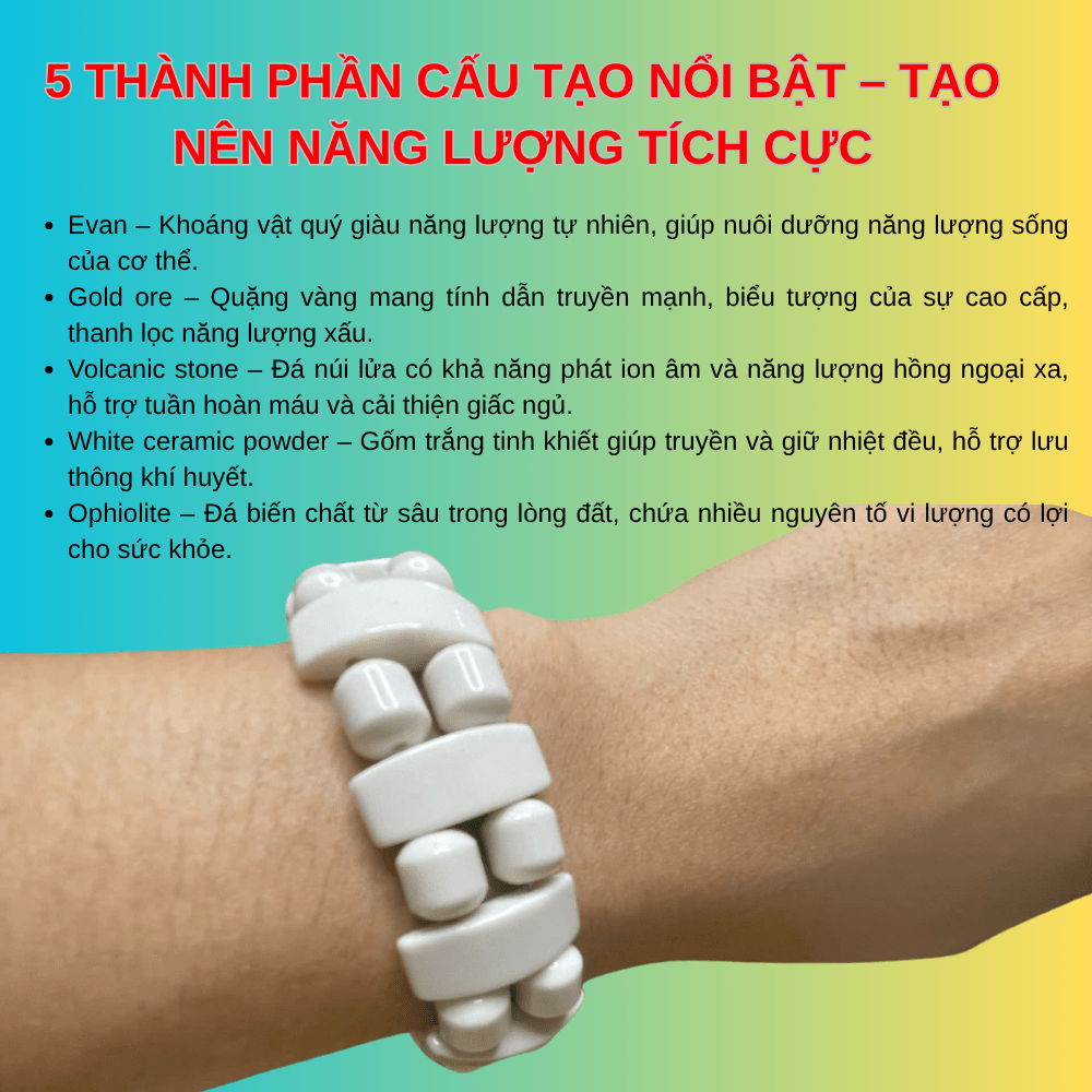 Vòng Tay Đá An Yên CAREFIT VR1 – Giúp Cân Bằng Năng Lượng 13