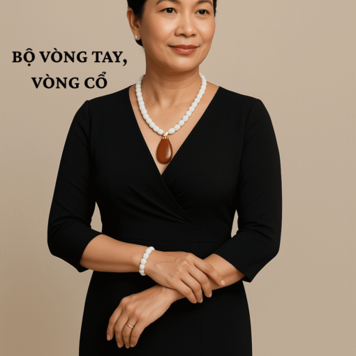 Vòng Cổ Đá Toumaline Carefit CF 039 124