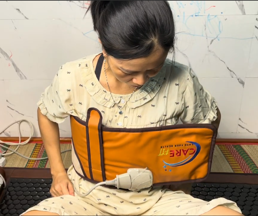 Thảm đá nóng sau sinh: Dùng từ tháng mấy? Sinh thường + sinh mổ Mang đai đá nóng vùng bụng sau sinh — Vikicare