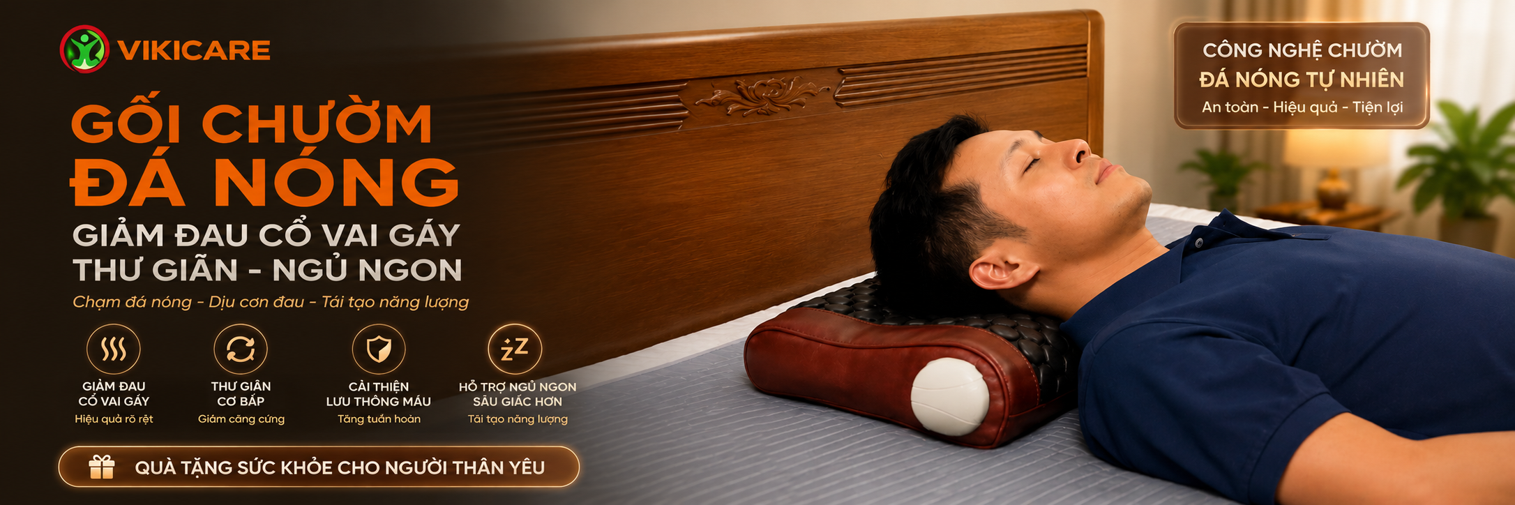 Vikicare Banner 3 - Gối đá nóng chính hãng