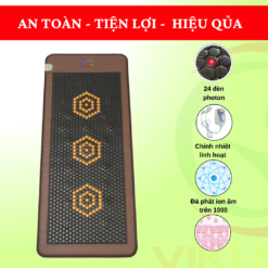 Nệm Đá Nóng Lục Giác Carefit CF-M80.PEMF 24 Đèn vikicare m80pemf 3 20260607