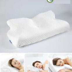 Gối Cổ Cánh Bướm Vikicare — memory foam công thái học