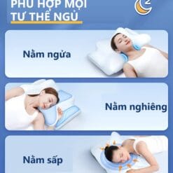 Gối cánh bướm Vikicare phù hợp mọi tư thế ngủ