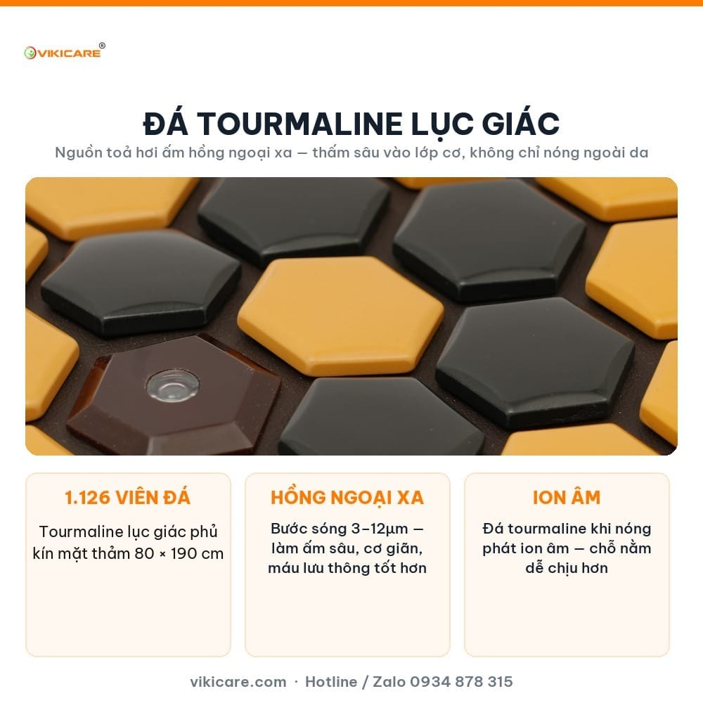 1.126 viên đá tourmaline lục giác