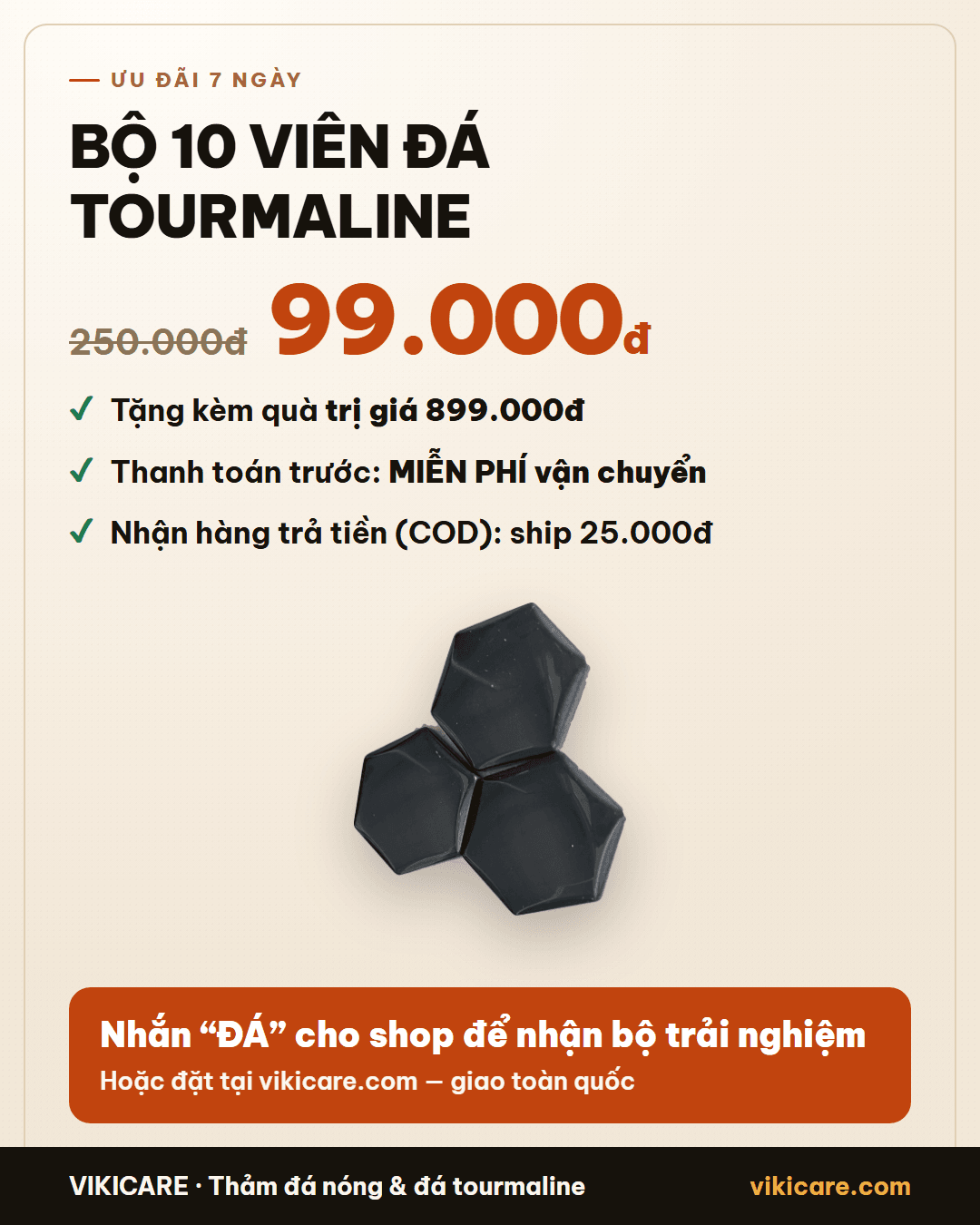 Bộ đá giá trải nghiệm 99.000đ