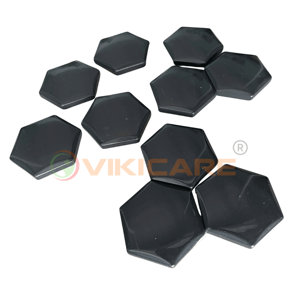 Bộ 10 viên đá Hàn Quốc lục giác đen bóng