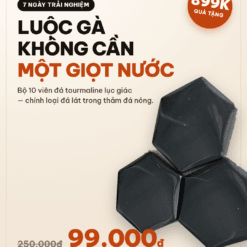 Luộc gà không cần nước bằng bộ đá Hàn Quốc