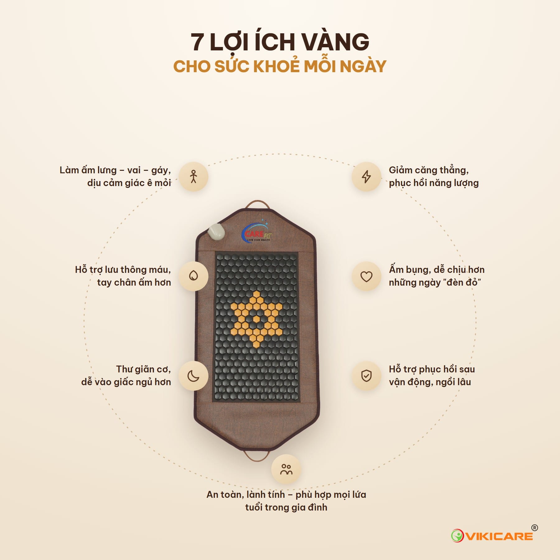 7 lợi ích của thảm đá nóng cho sức khoẻ mỗi ngày